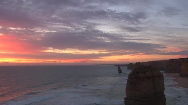Дванадцять Апостолів Австралії — стокове відео