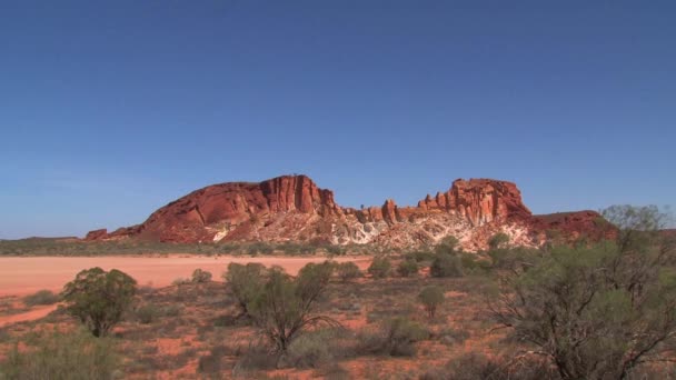 Rainbow Valley Outback Van Alice Springs Australië — Stockvideo