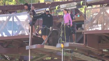 Queenstown, Yeni Zelanda 'da Bungy jumping