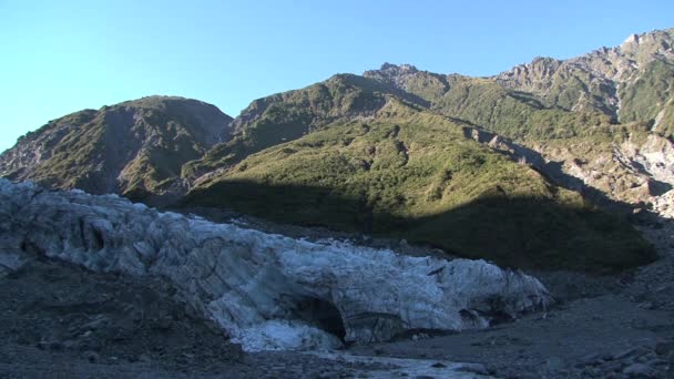 Glaciares Fox Isla Del Sur Nueva Zelanda — Vídeos de Stock