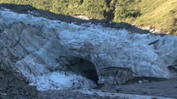 Fuchsgletscher Südinsel Neuseeland — Stockvideo