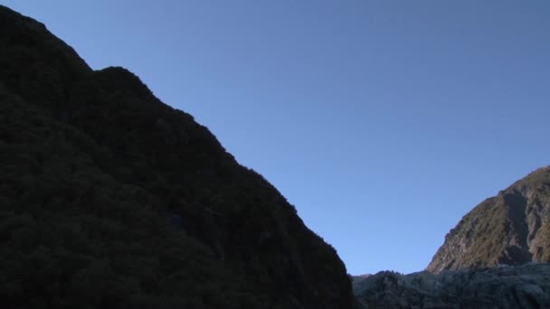 フォックス氷河南の島 ニュージーランド — ストック動画