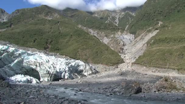 Glaciares Fox Isla Del Sur Nueva Zelanda — Vídeo de stock