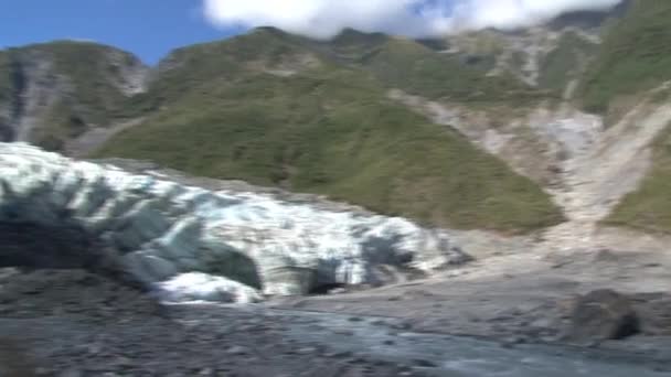 フォックス氷河南の島 ニュージーランド — ストック動画