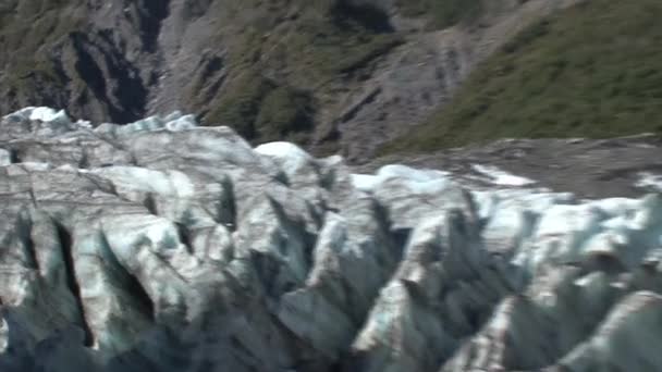 フォックス氷河南の島 ニュージーランド — ストック動画