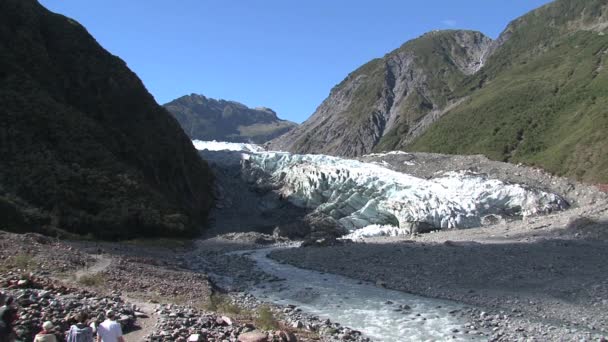 Glaciares Fox Isla Del Sur Nueva Zelanda — Vídeos de Stock