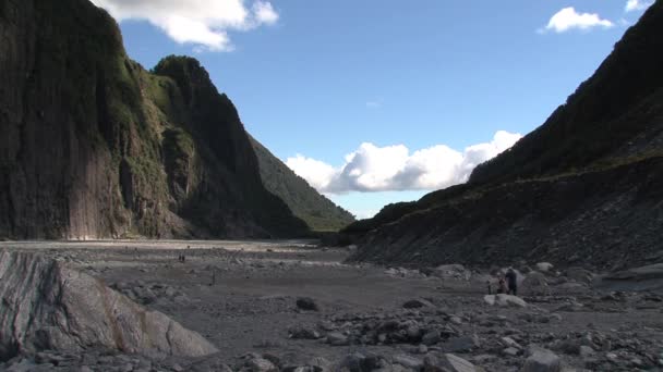 新西兰南部岛屿福克斯冰川 — 图库视频影像