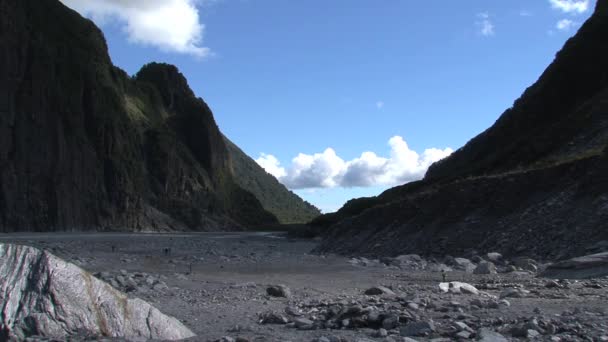 フォックス氷河南の島 ニュージーランド — ストック動画