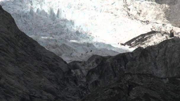 Franz Jozef Glacier Isola Meridionale Nuova Zelanda — Video Stock