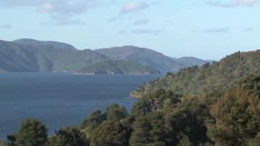 Picton alanı Yeni Zelanda 'da yakınlaştırma