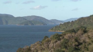 Picton yakınlaştırması Yeni Zelanda 'da