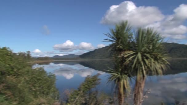 Lake Lanthe Southern Island Nuova Zelanda — Video Stock