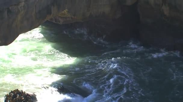 Panqueques Costa Oeste Isla Del Sur Nueva Zelanda — Vídeos de Stock