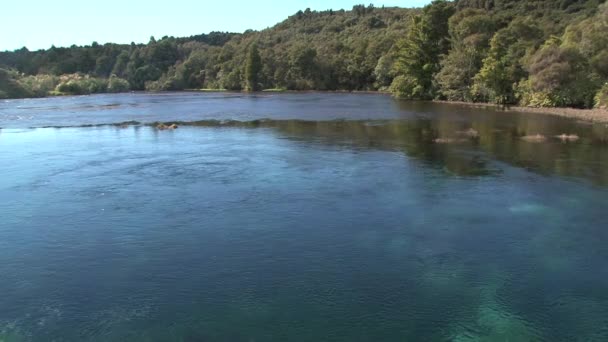 Jezero Pupu Pramení Západním Pobřeží Nový Zéland — Stock video