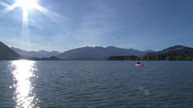 Wanaka, Güney Adası, Yeni Zelanda 'nın batı kıyısında.