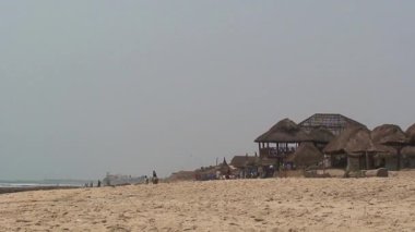 Accra Gana plajı.