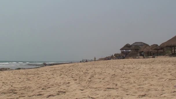 Strand Accra Ghana — Stockvideo