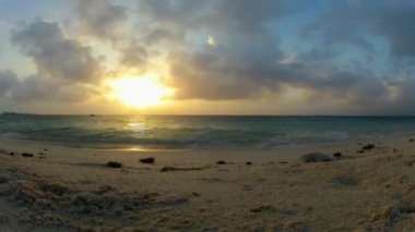 Gün doğumu zamanı San blas adaları, panama