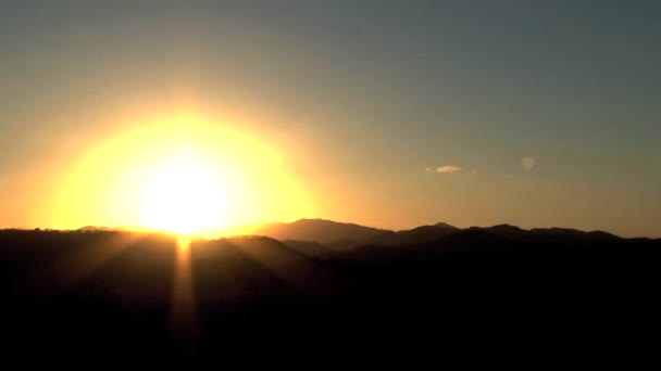 コスタリカからの日没時間の経過 — ストック動画