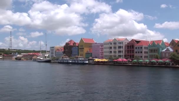 Willemstad Curacao Nederlandse Antillen Caribisch Gebied — Stockvideo
