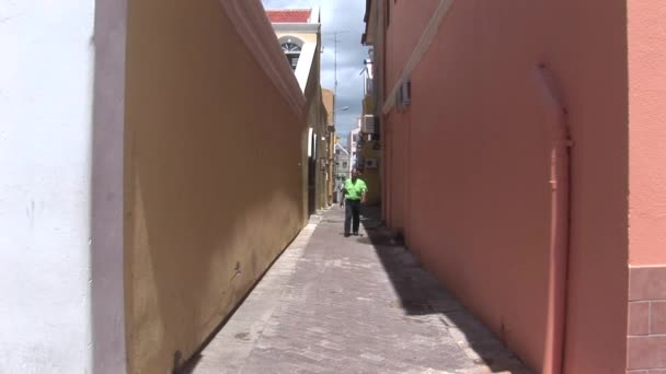 Curacao Nederländska Antillerna Karibien — Stockvideo