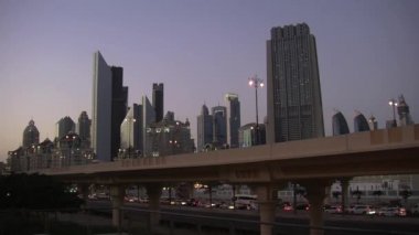 Gece trafik vardı, Dubai.