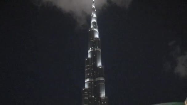 Burj Khalifa Itt Dubai Egyesült Arab Emírségek — Stock videók