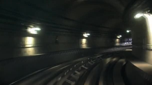 Metro Dubai Förenade Arabemiraten — Stockvideo