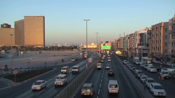 Sunset Road Dubaj Zjednoczone Emiraty Arabskie — Wideo stockowe