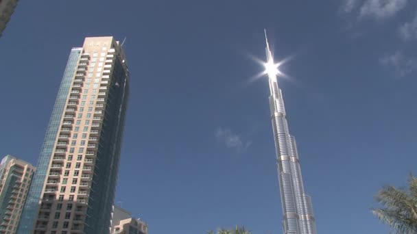 Moskén Dubai Förenade Arabemiraten — Stockvideo