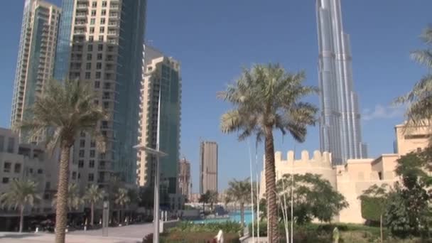 Meczet Dubaj Zjednoczone Emiraty Arabskie — Wideo stockowe