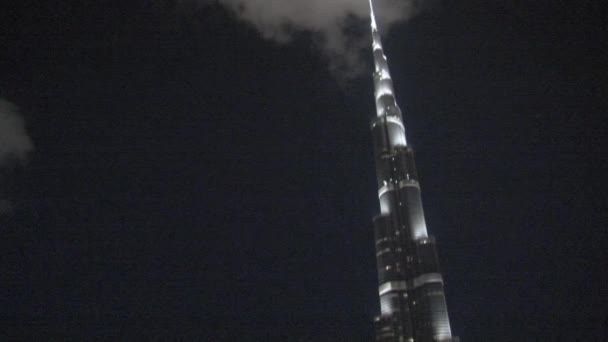 Burj Khalifa Στο Κέντρο Του Ντουμπάι — Αρχείο Βίντεο