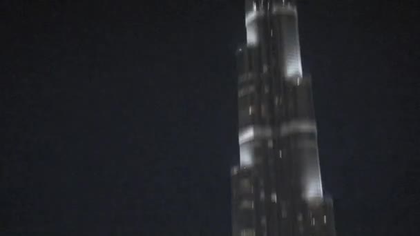 Dubai Fountain Burj Khalifa Dubai — Video Stock