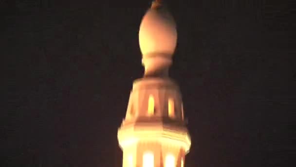 Mezquita Dubai Emiratos Árabes Unidos — Vídeo de stock