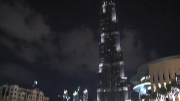 Burj Khalifa Abajo Hacia Arriba Dubai — Vídeo de stock