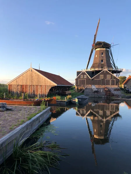 Windmill Rat Ijlst Friesland Netherlands — Stock Photo, Image