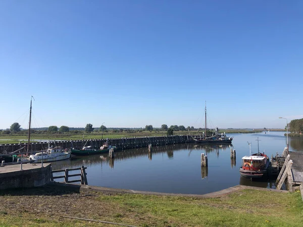 Hafen Von Zoutkamp Den Niederlanden — Stockfoto