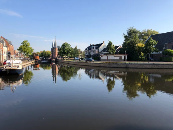 Canal City Sneek Friesland Netherlands — Stock Photo, Image