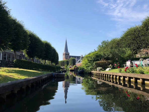 Canal Ijlst Friesland Pays Bas — Photo