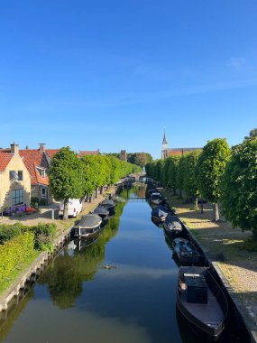 Sloten 'deki Kanal, Friesland Hollanda
