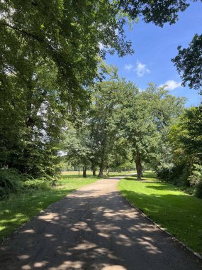 Magdeburg Katedrali Almanya 'daki Hubbrucke Magdeburg' dan görüldü