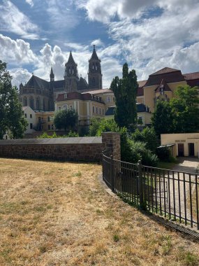 Magdeburg Katedrali (Azizler Katedrali Catherine ve Maurice) Almanya 'nın Magdeburg şehrinde