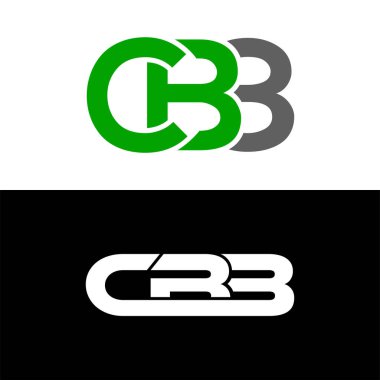 CB3 Harf Logo Tasarım Şablonu Elemanları.