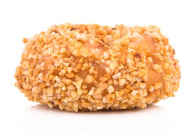 Çörek beyaz arkaplanda izole edilmiş.