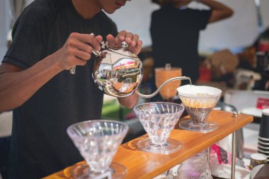 Drift sıcak kahve barista