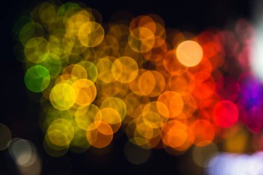 bokeh gece açık renkli