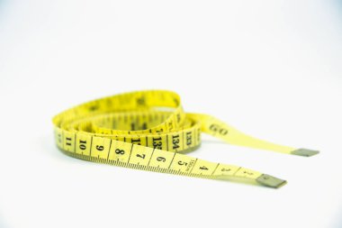 izole beyaz arka plan üzerinde ölçüm bandı