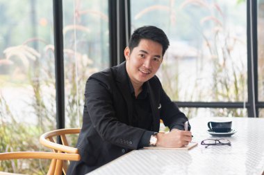 Masada çalışma iş adamı