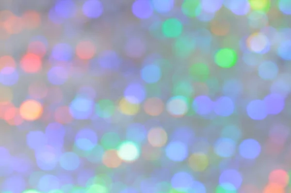 Astratto Bokeh Arcobaleno Circolare Sfondo Delicato Natale Capodanno — Foto Stock