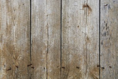 Eski, eskimiş düğümlü çiviler eskimiş ahşap çit tahtası dikey görünümü web sitesi arkaplan pazarlama arka planı mimari tasarım tasarımı için uygun